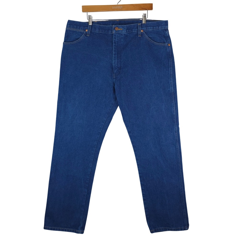 Wrangler Jeans Mens 40x32 Blue Cowboy Cut Original Fit Straight Leg Western